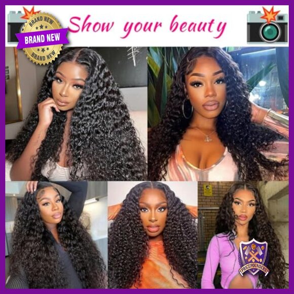 Deep Wave Human Hair Extensions 16-22 Inch Unprocessed Brazilian Virgin Bundles